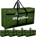 4 Pcs 96 Gallon Large Moving Bags with Zipper and Handles - Foldable