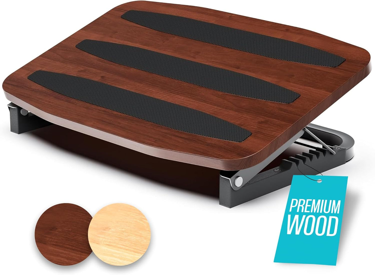 Adjustable Under Desk Foot Stool - Ergonomic Comfort for All