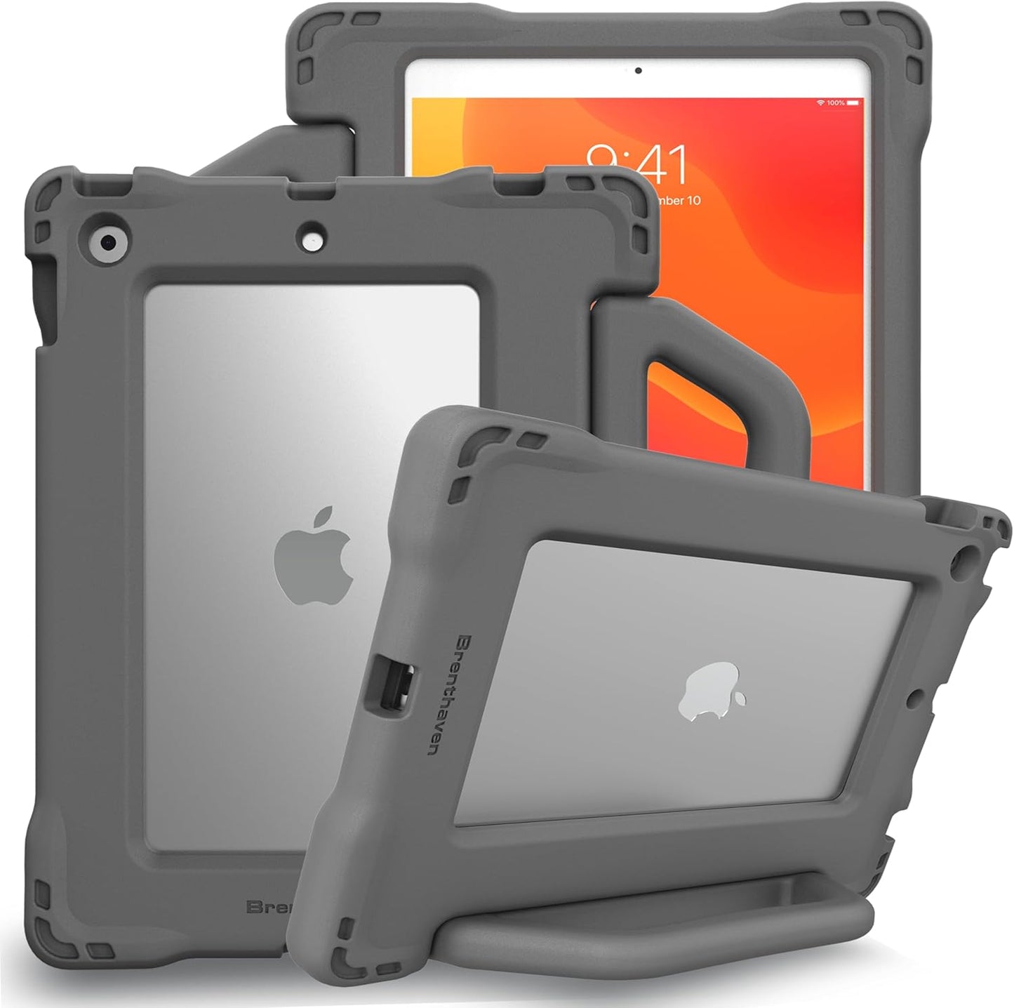 Brenthaven Edge Bounce Case for iPad 9th, 8th, 7th Gen - Gray