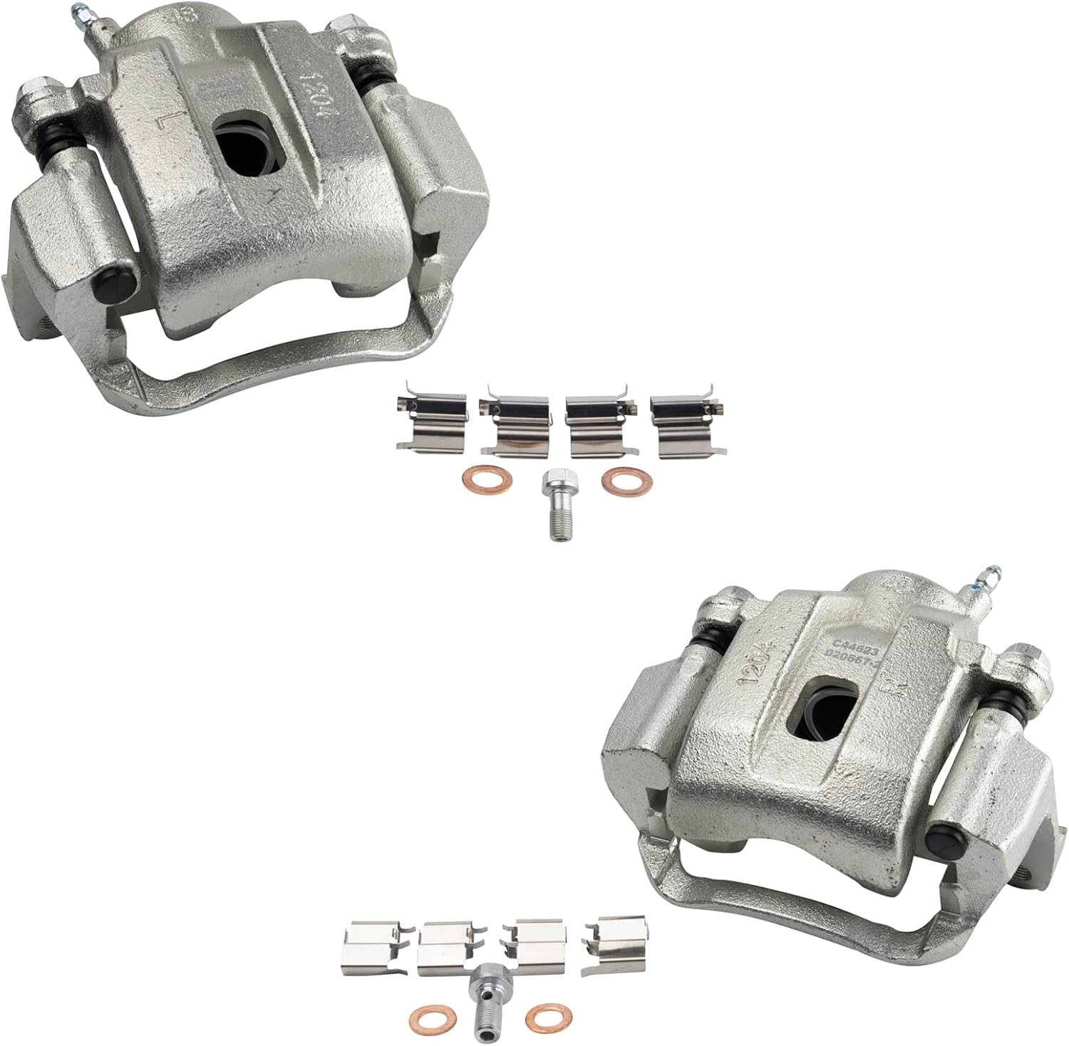 TRQ Rear Brake Caliper Set for 2008-2015 Toyota Sequoia & Tundra
