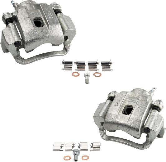 TRQ Rear Brake Caliper Set for 2008-2015 Toyota Sequoia & Tundra