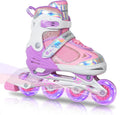 Nattork Blade Roller Skates for Boys Black Inline Skates Ages 5-8