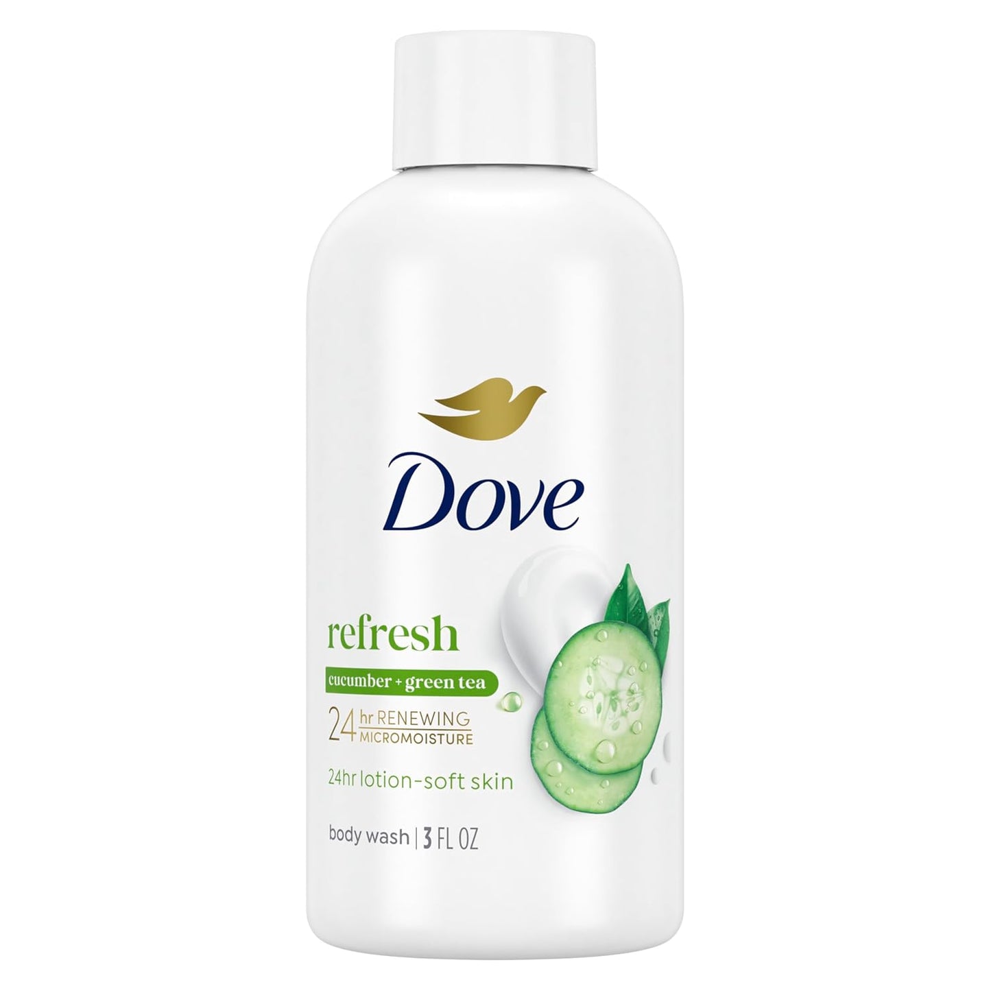 Dove Body Wash 24 Count Refreshing Cucumber and Green Tea Cleanser