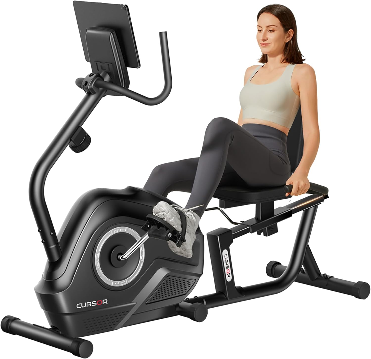 CURSOR FITNESS Recumbent Exercise Bike for Home Gym Cardio