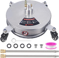 14ft Pressure Washer Surface Cleaner 4-Wheel - Faster Driveway