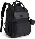 Diaper Bag Backpack Large Travel Diaper Bag with Changing Pad - Black