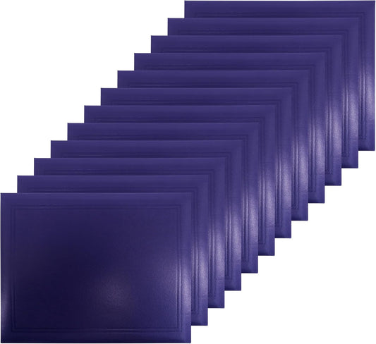Smooth Padded Diploma Cover for Graduation Certificates - 12 Packs