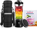 Portable Blender with Insulated Carrying Case & Recipe Book - Personal