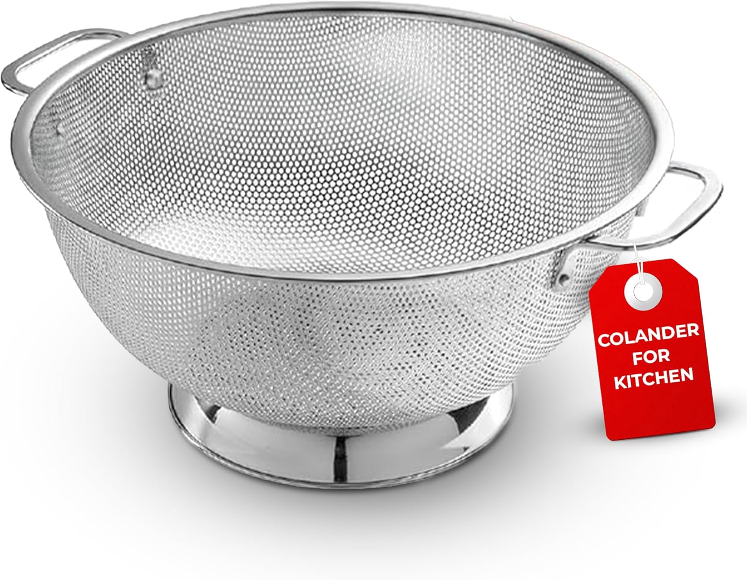 Bellemain 5 Qt Stainless Steel Colander | Versatile Kitchen Strainer