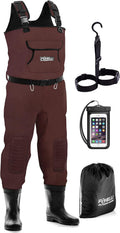 Foxelli Chest Waders 4mm Neoprene Waterproof Waders - Warm, Durable