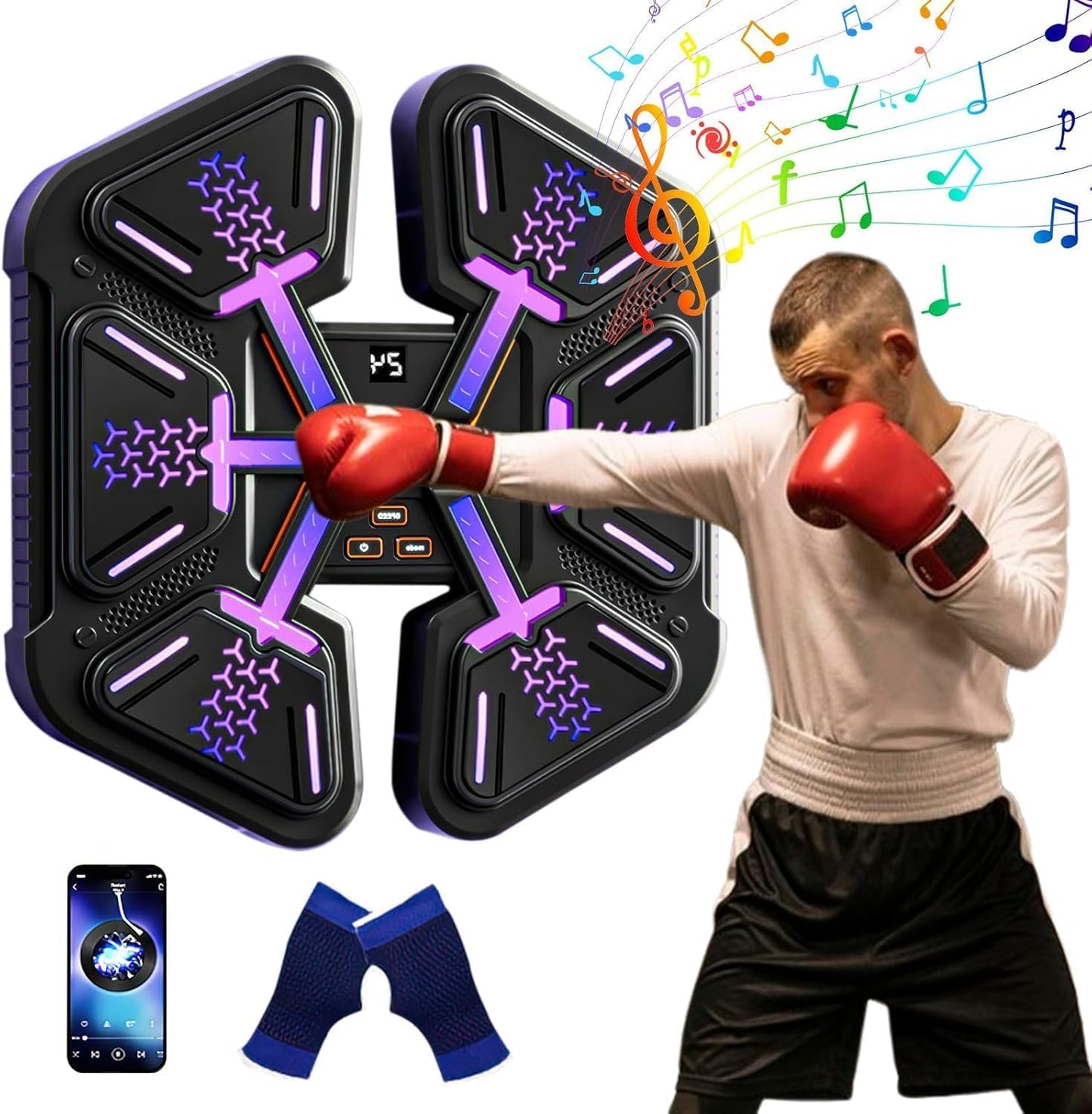 Wall-Mounted Music Boxing Fun for Kids: Preshwous