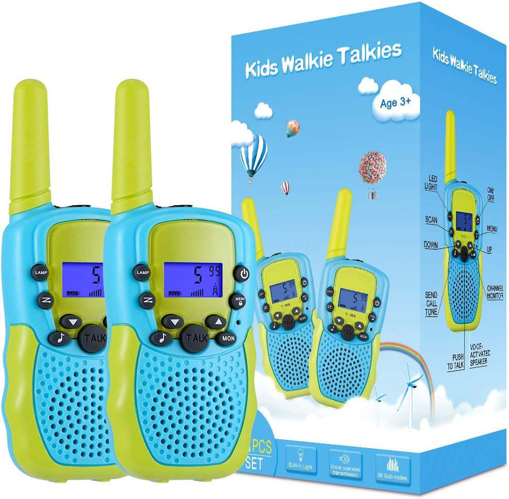 Selieve Walkie Talkies: 3 Miles Range, Fun for Kids!