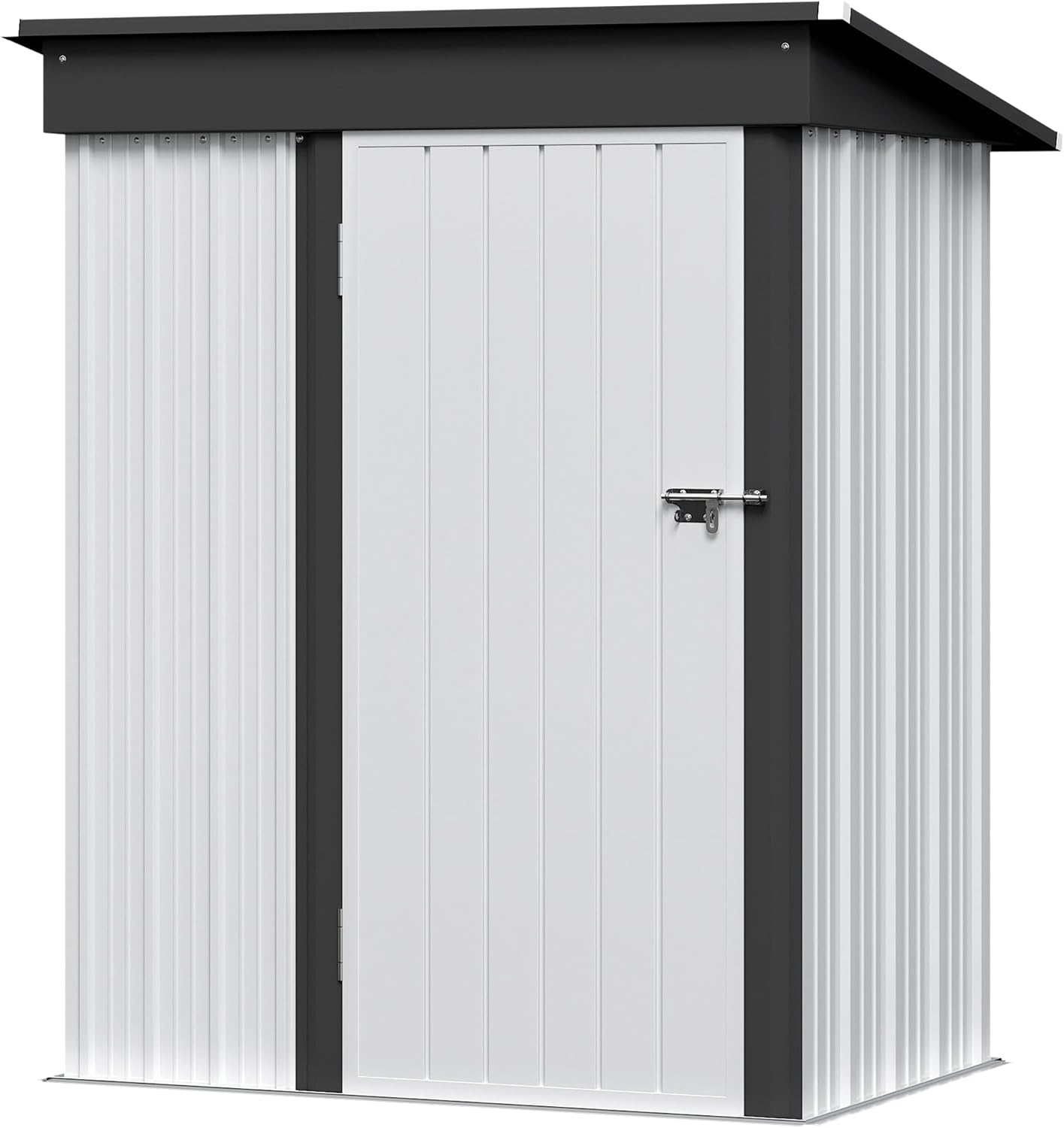 GUNJI 5 x 3 FT Outdoor Storage Shed for Garden Tools and More