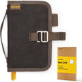 LOCHBY Mini Field Journal - Water Resistant Waxed Canvas, Pocket