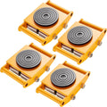 VEVOR 4PCS Machinery Skate Dolly for Heavy Equipment Moving