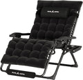 Zero Gravity Reclining Chair 33in XXL Patio Chair - Supports 500LB