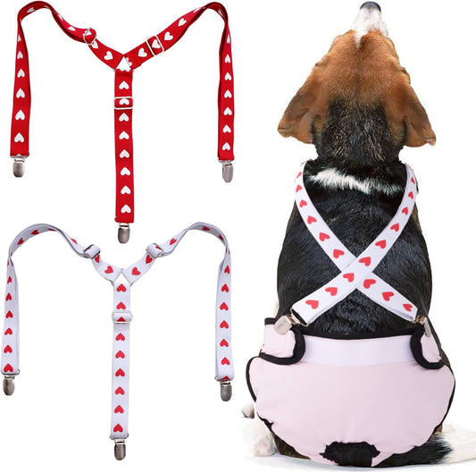 Secure Fit Dog Diaper Suspenders - Keep Your Pup Comfortable!