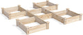 Greenes Fence Original Pine Raised Garden Bed 6ft x 6ft - Tool Free