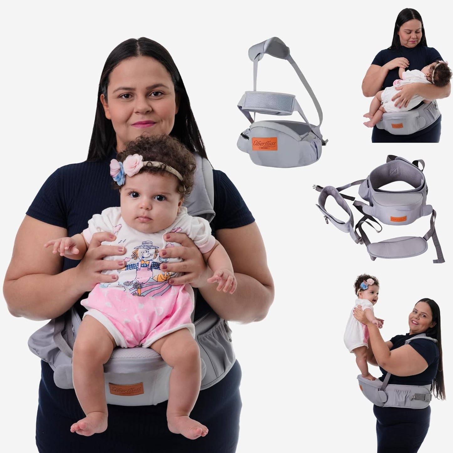 Uberfluss Baby Carrier: Effortless Hands-Free Fit