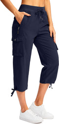 Soothfeel Women's Cargo Capris Pants - Lightweight Quick Dry Travel 2