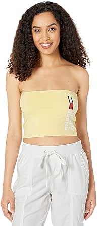 Tommy Hilfiger Women's Bandeau Tube Top for Casual Luxury Style