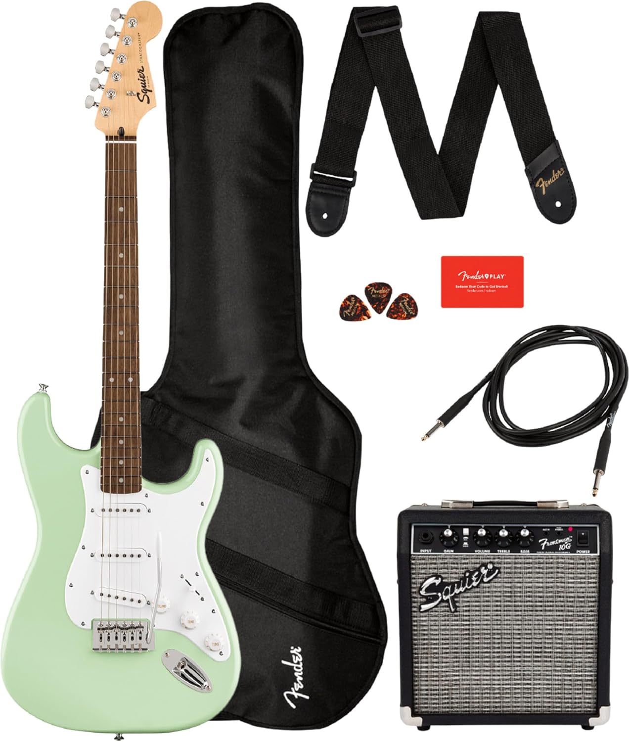 Squier Sonic Stratocaster Pack - Perfect for Beginner Musicians