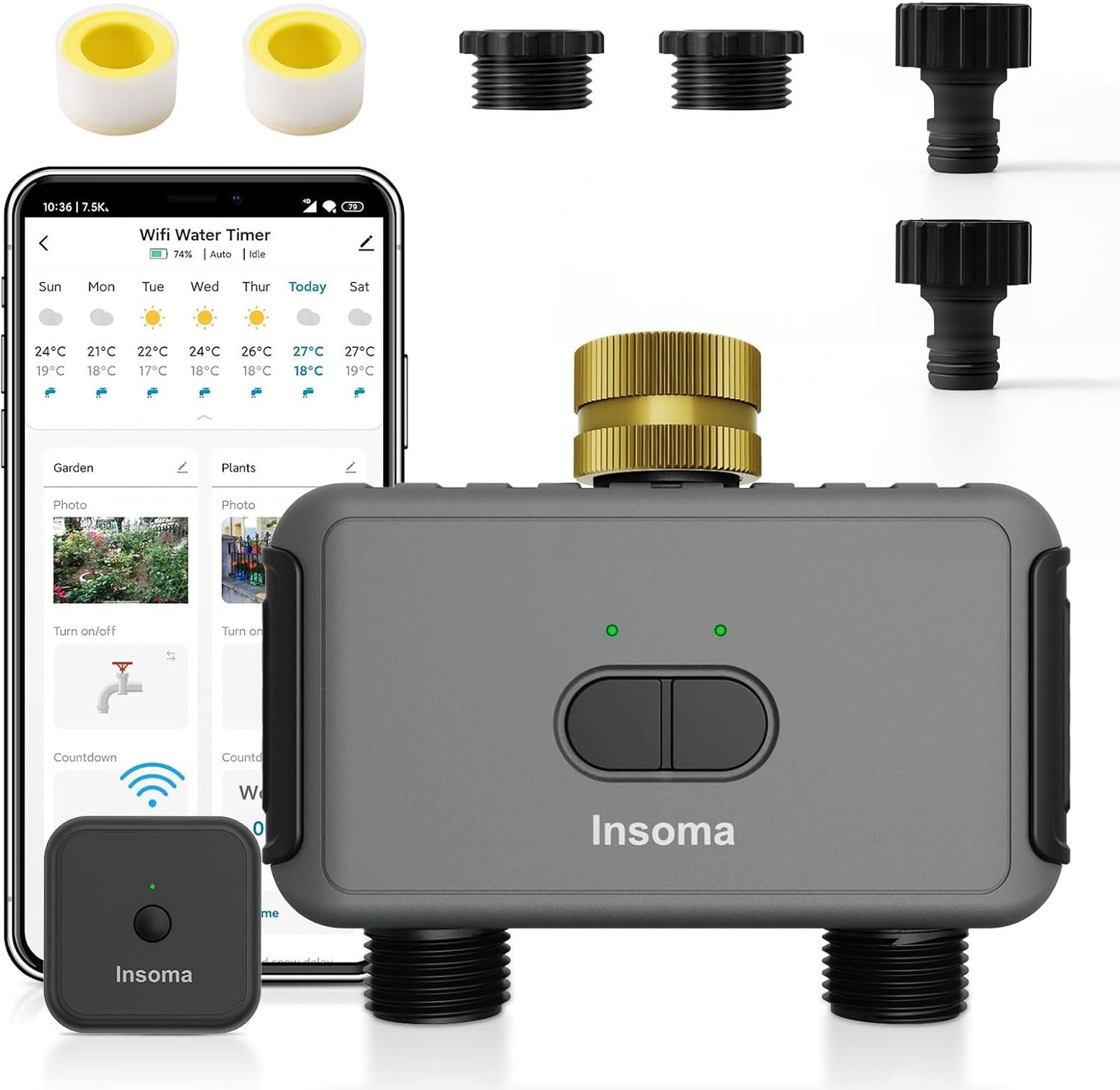 WiFi Water Timer for Garden Hose with Smart Control Features