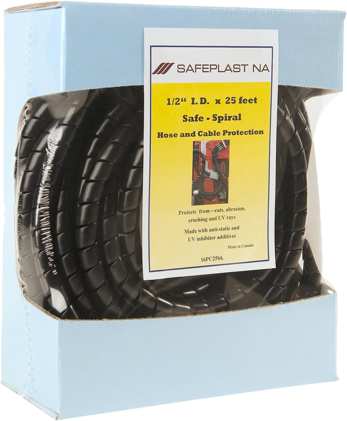 Caplugs SPPC Series Safeplast Spiral Wrap for Hose Protection