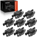 Ignition Coil Pack Set of 8 for Chevrolet GMC V8 5.3L 6.2L - Reliable