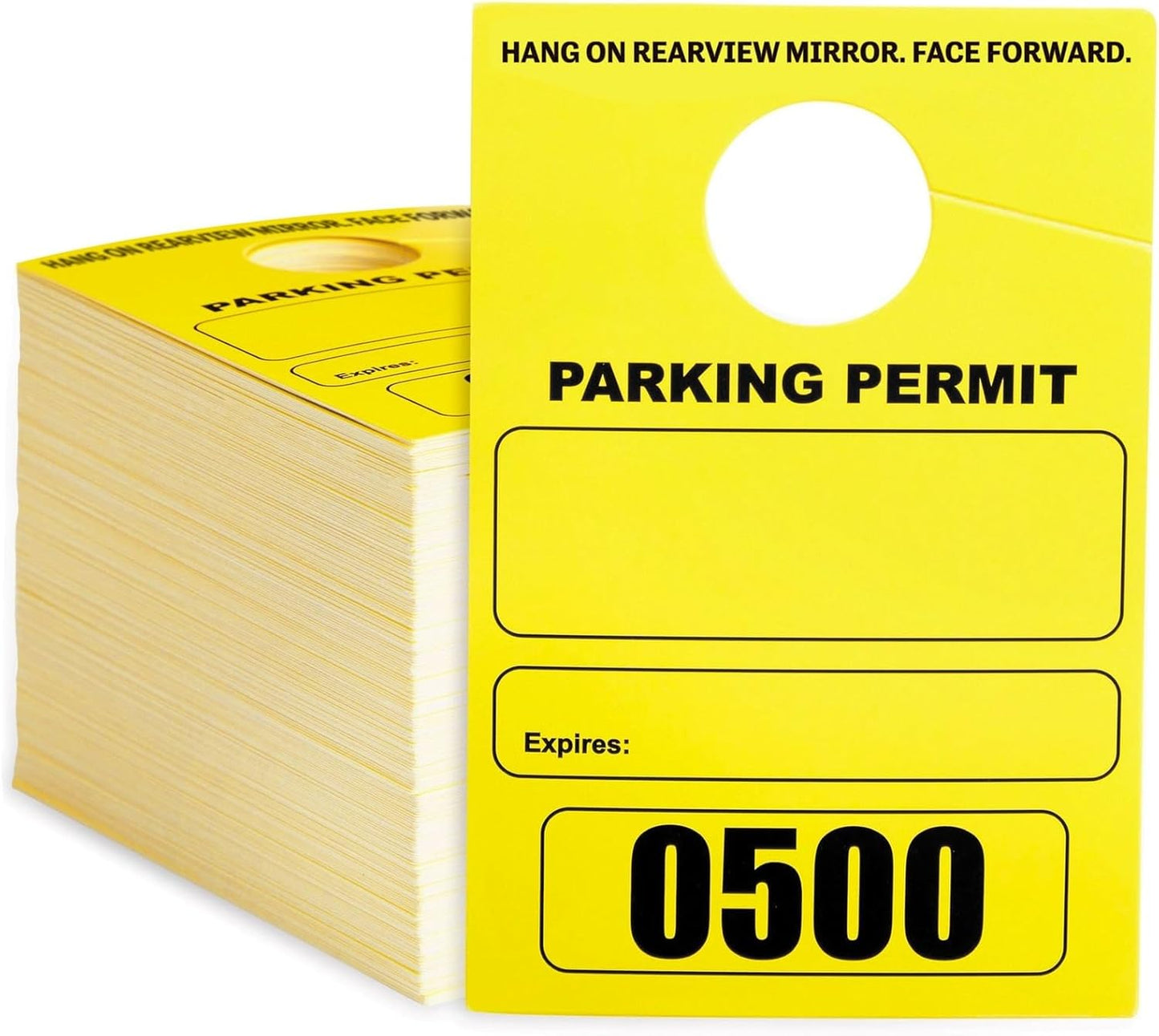 Juvale Parking Permit Hang Tags for Efficient Vehicle Identification