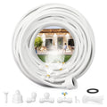 Misting Systems White 100FT Patio Misting Cooling System - Effective