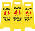 Slow Children Playing Sign for Street - Caution Kids At Play