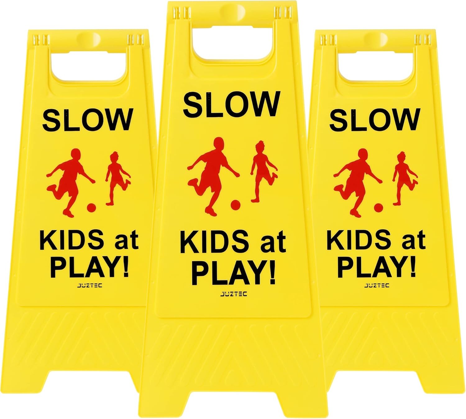 Slow Children Playing Sign for Street - Caution Kids At Play