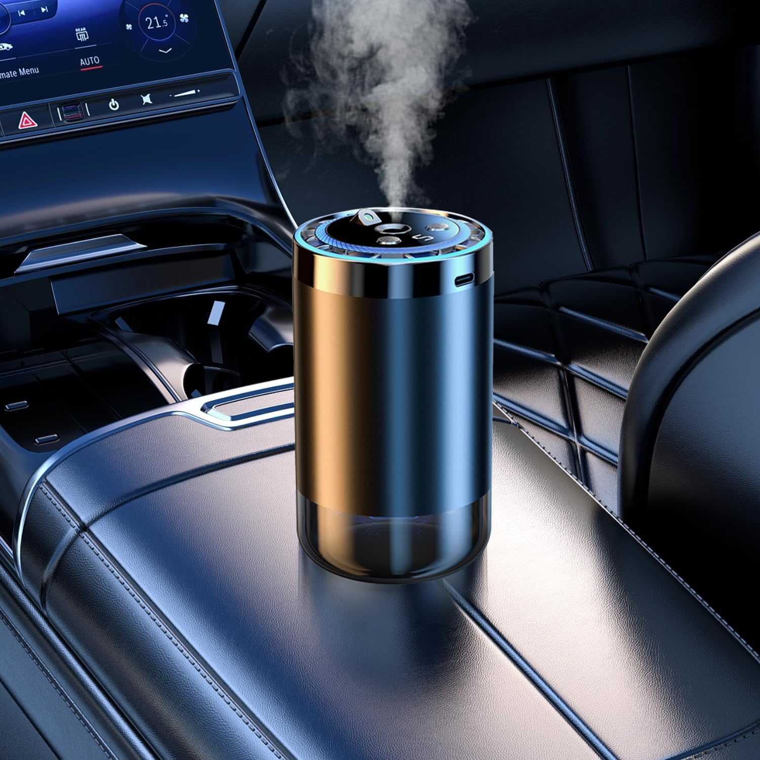 Naixio Smart Car Air Freshener - Adjustable Atomization, 5 Scents