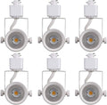 CLOUDY BAY 8W 3000K Warm White Dimmable LED Track Light Head - Pack