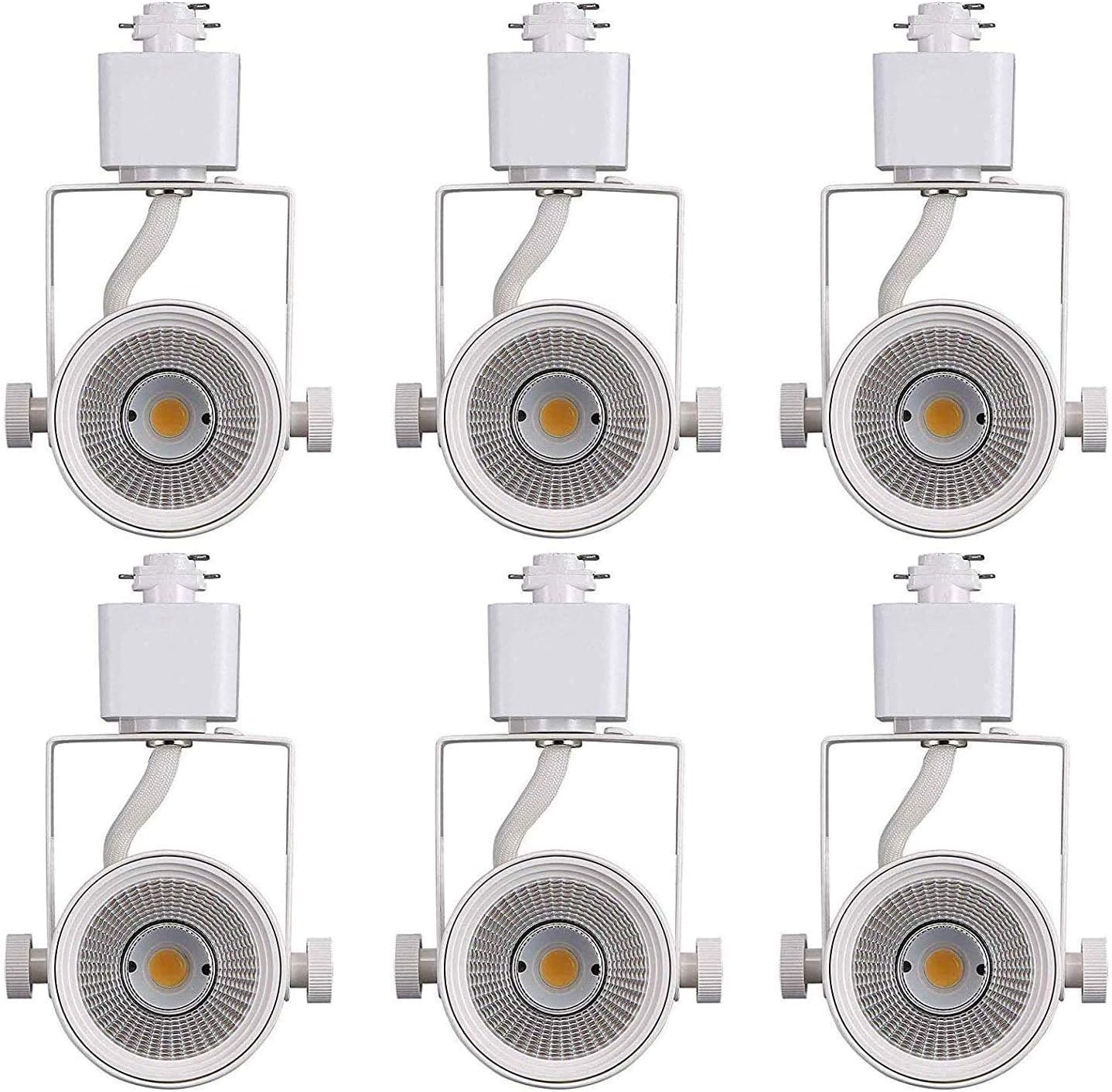 CLOUDY BAY 8W 3000K Warm White Dimmable LED Track Light Head