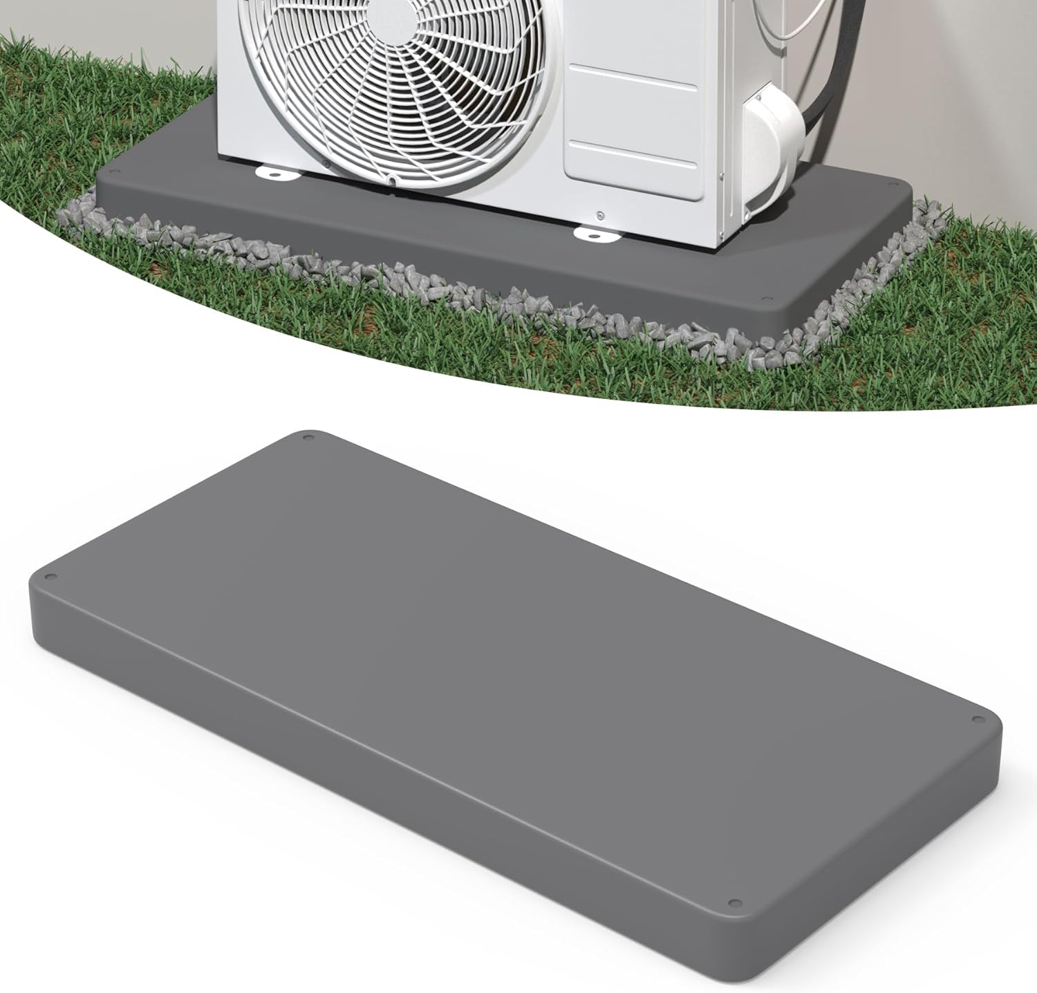 Sturdy 38x18 Equipment Pad for HVAC - Mxclimate