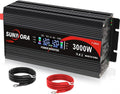 3000 Watt Inverter 12V DC to 110V/120V AC with LCD Display - Portable