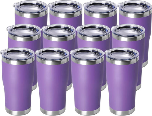 20oz Stainless Steel Tumbler with Lid for Travel and Home Use