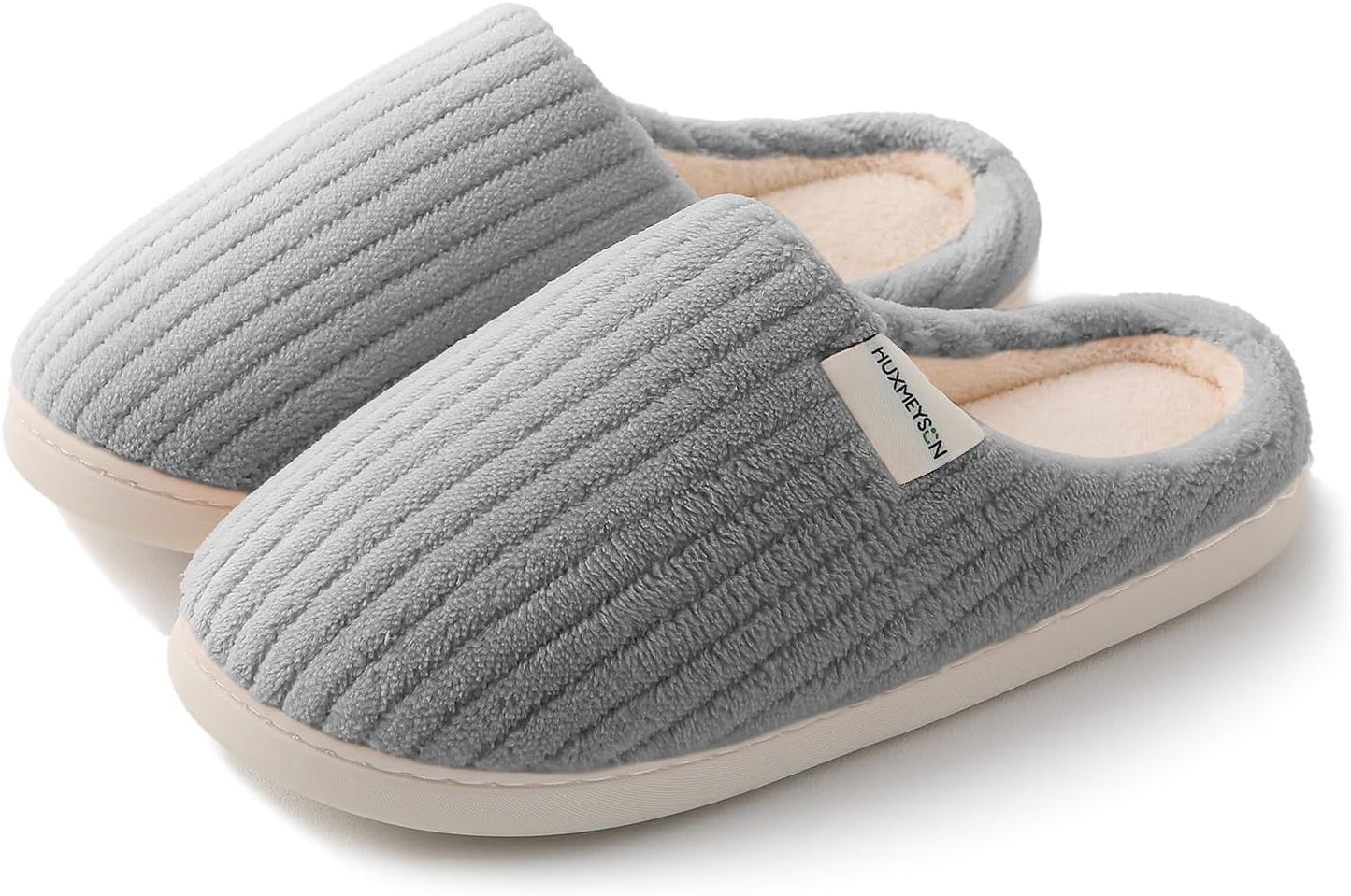 HUXMEYSON Slippers for Women: Warm Memory Foam Comfort