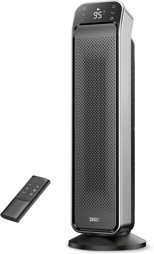 Dreo Space Heater Indoor with Remote for Large Rooms and Bedrooms