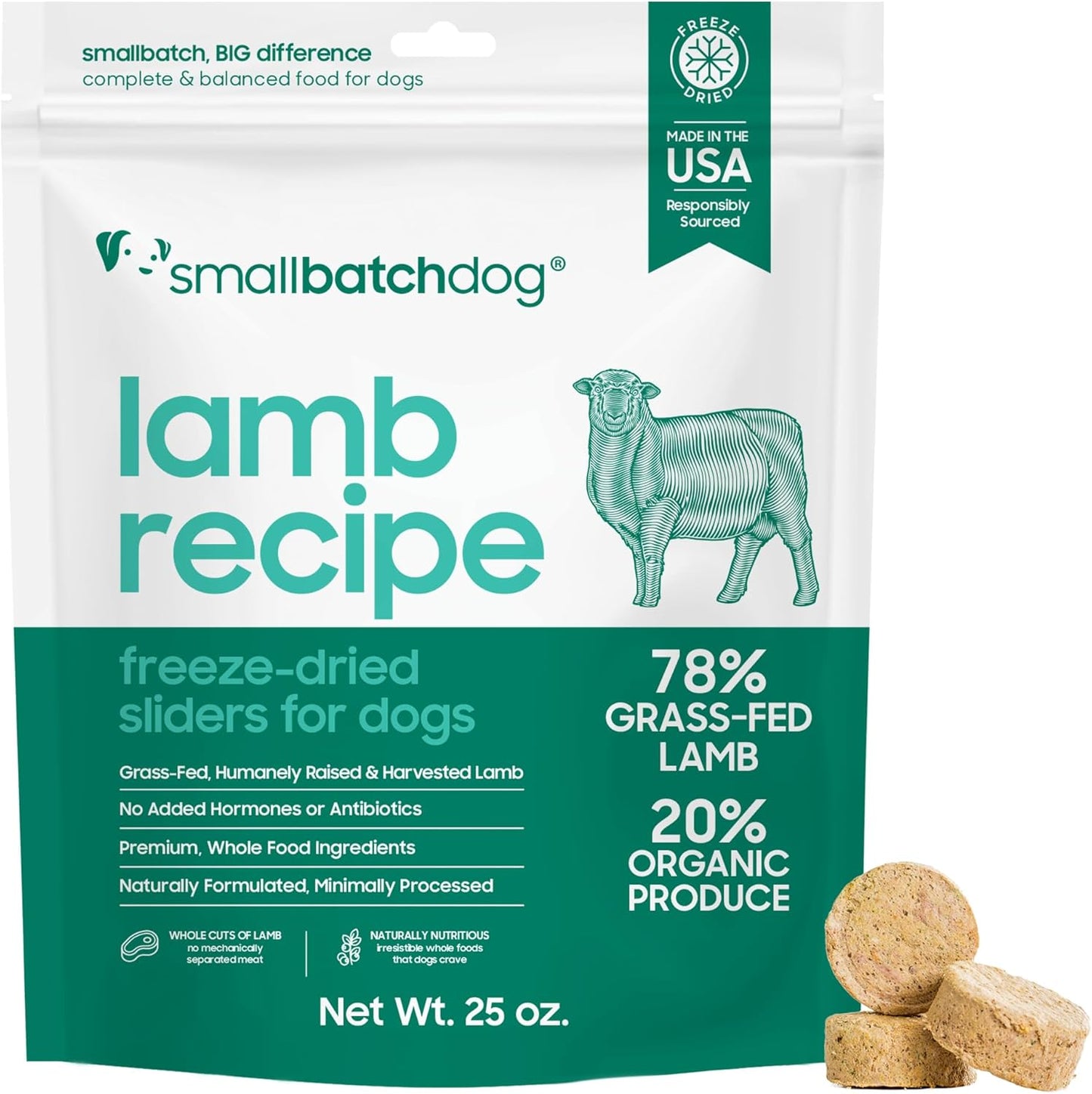 Smallbatch Pets Freeze Dried Raw Dog Food for Picky Eaters