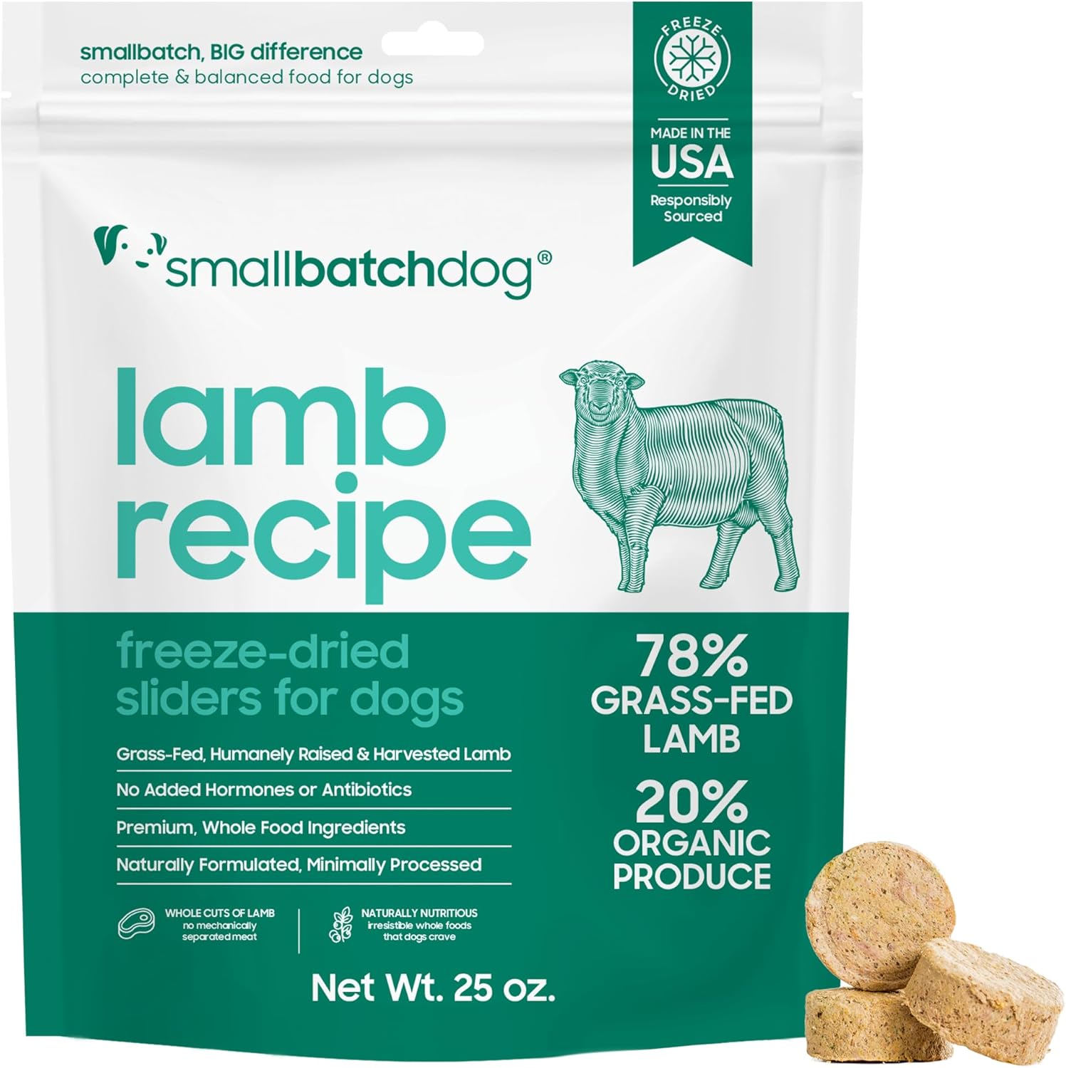 Smallbatch Pets Freeze Dried Raw Dog Food for Picky Eaters