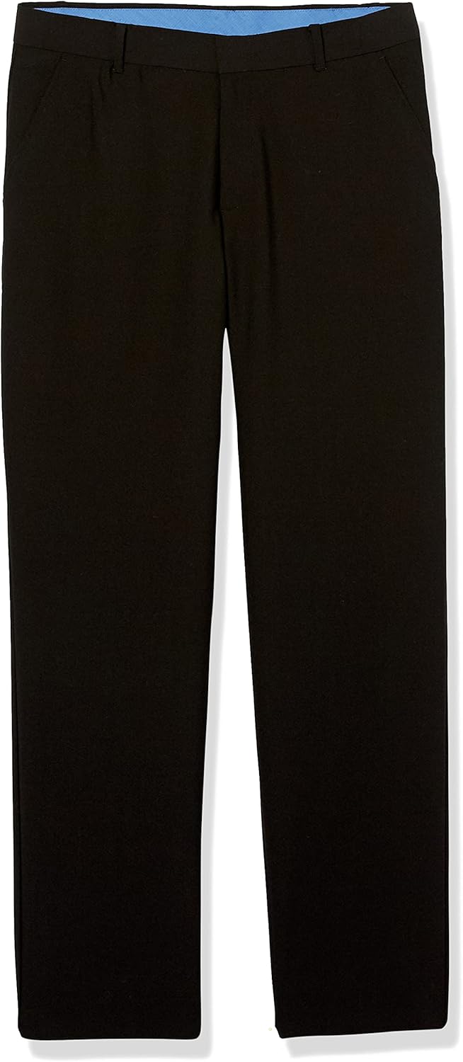 IZOD Boys' Bi-Stretch Flat Front Dress Pant for Stylish Looks