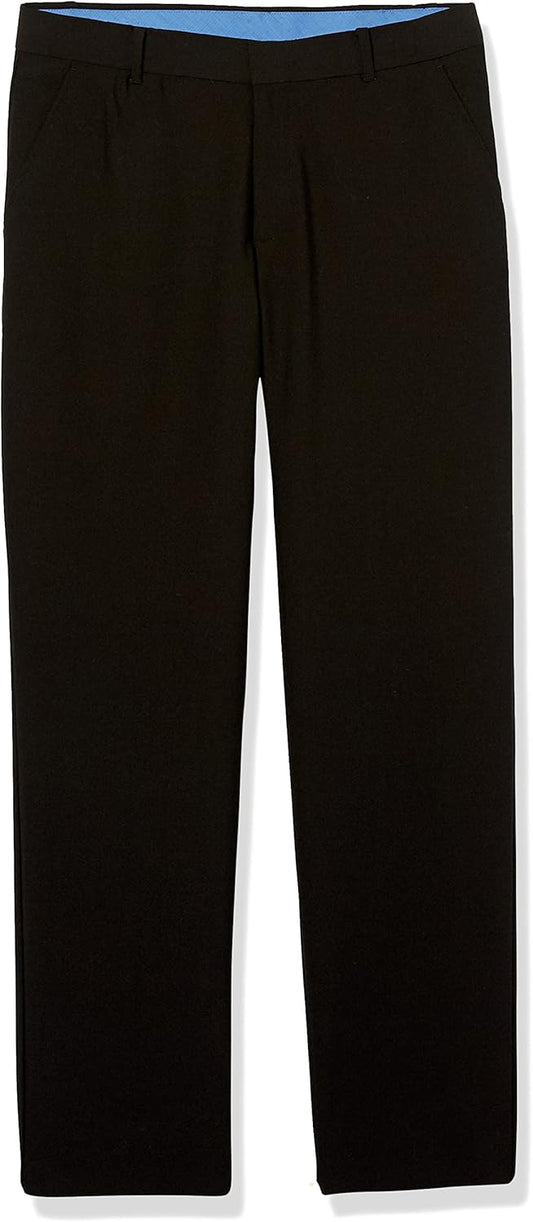 IZOD Boys' Bi-Stretch Flat Front Dress Pant for Stylish Comfort