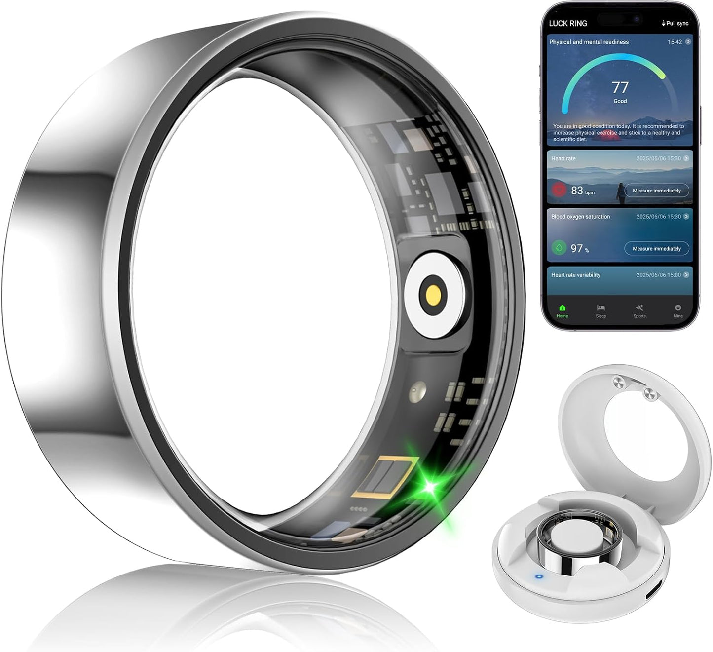 Smart Fitness Ring for Activity Tracking and Health Monitoring