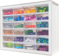IRIS USA Plastic 24-Drawer Storage Organizer - Classroom & Garage