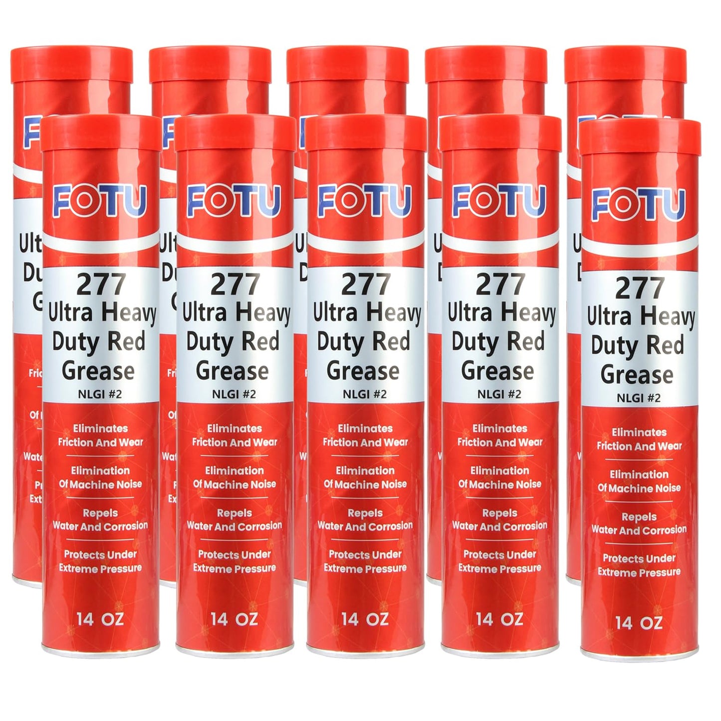 FOTU Ultra Heavy-Duty Red Grease for Wheel Bearings and More