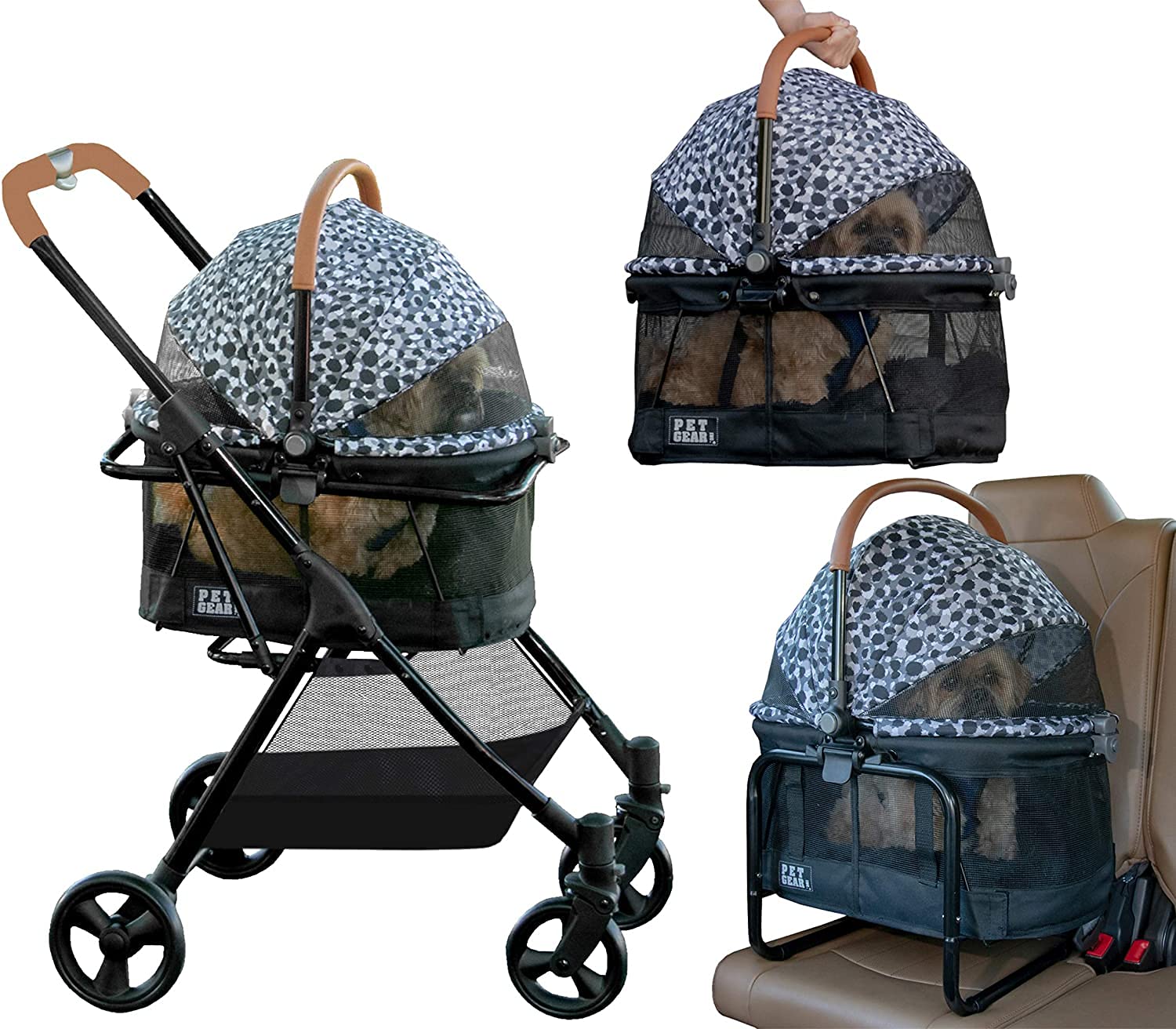 3-in-1 Travel System for Small Dogs & Cats by Pet Gear