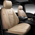 Nappa Leather Car Seat Covers Full Set - Waterproof Luxury Protection